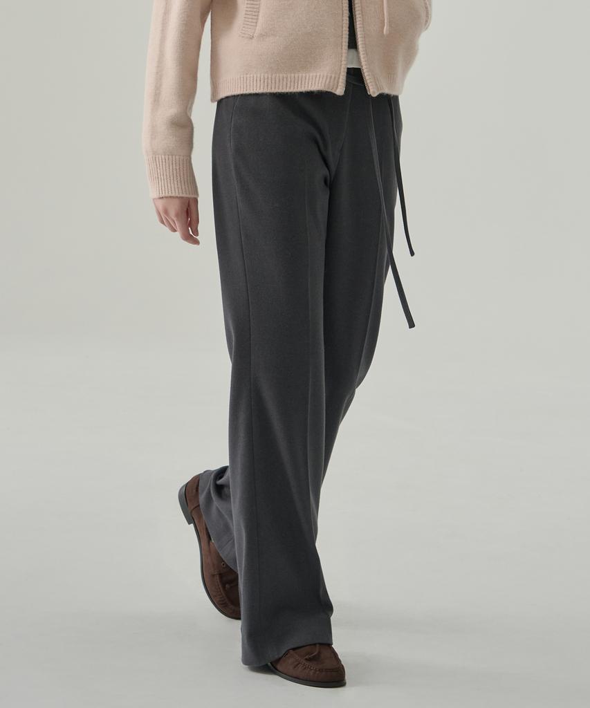 Deuloupisumeon Tosti Brushed Bootcut Slacks [Brown]