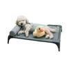 Small Dog Foldable Off-Ground Mesh Bed - Four Seasons Universal Teddy Camp Bed with Replacement Cloth