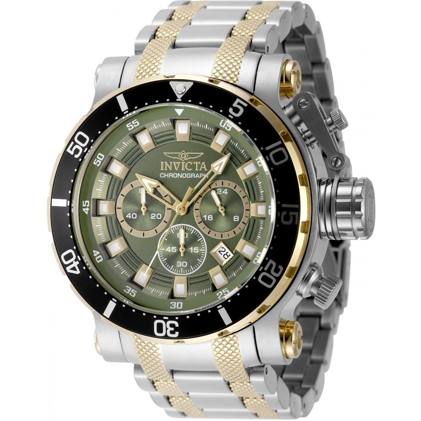 Used Military Design INVICTA Coalition Forces 49225 Invicta Chronograph Bukotsu