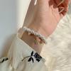 Pearl Bracelet Design Sense Popular Internet Celebrity French Advanced Sense Retro Light Luxury Star Bear Bracelet Handpiece