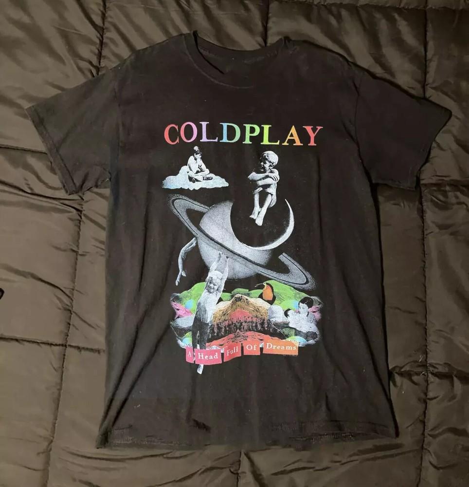 Coldplay Black A Head Full Of Dreams Tour Music Band AHN01207 Unisex T-Shirt L