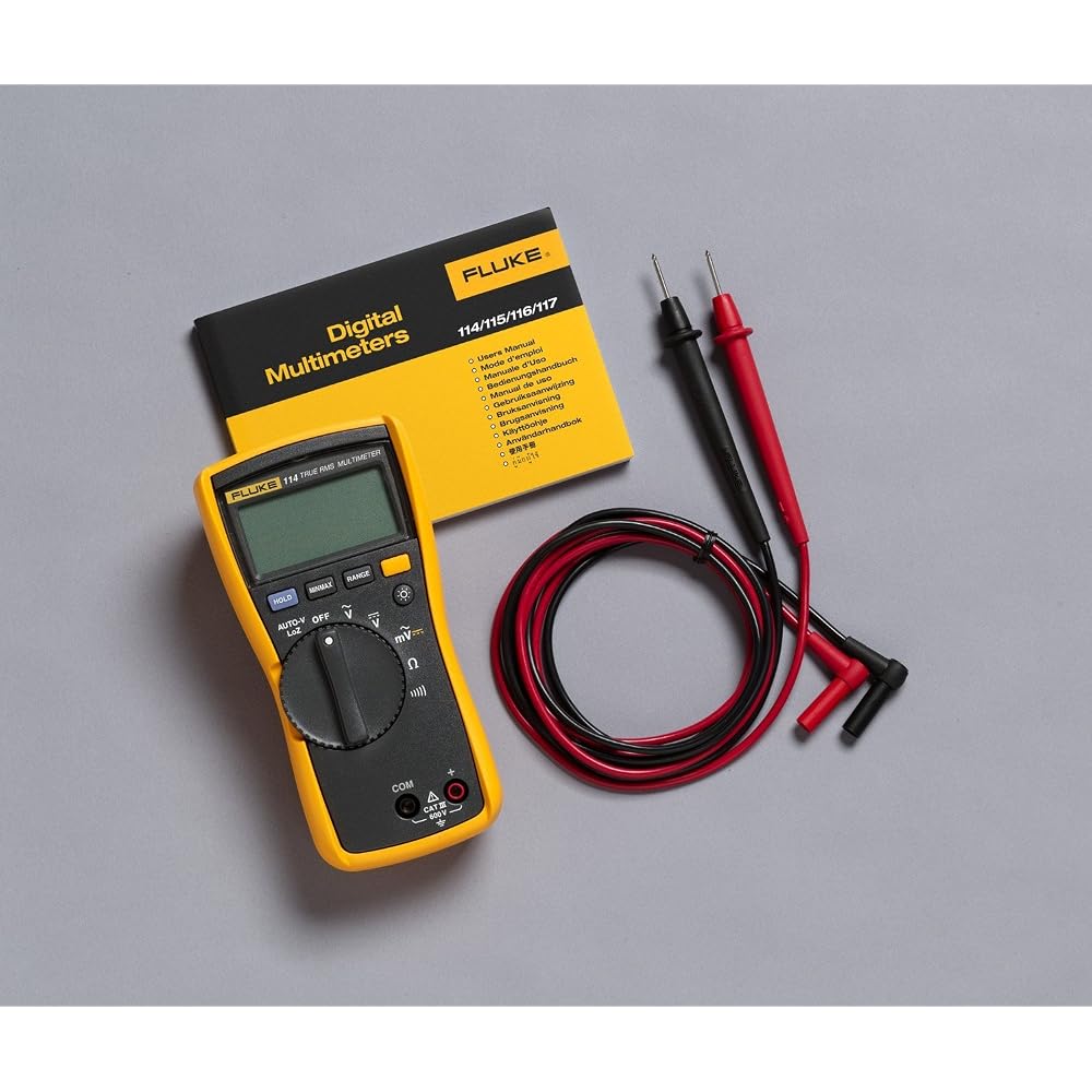 Fluke Digital Multimeter True RMS High Accuracy Voltage Current Resistance Tester Professional 114/APAC