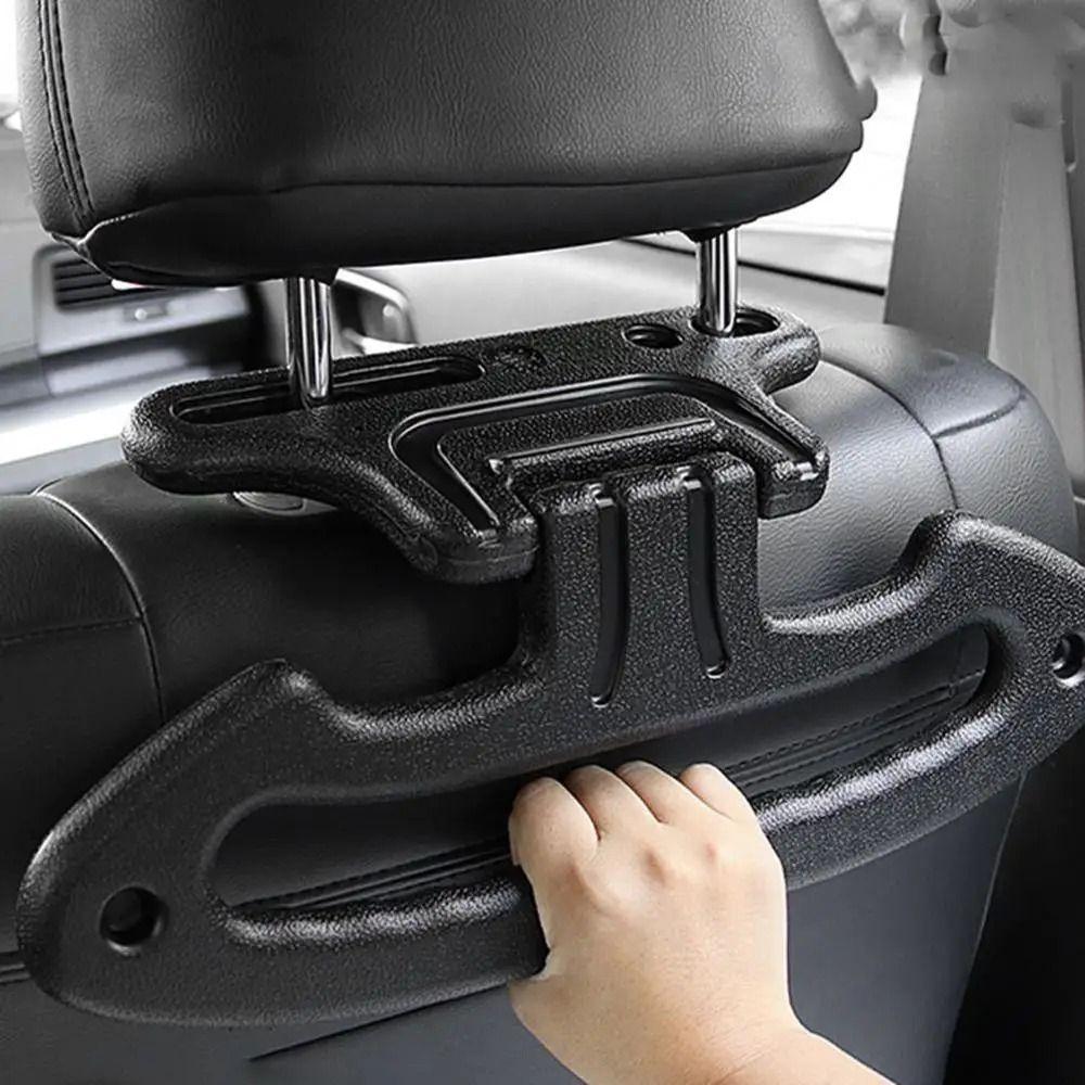 Practical Car Coat Hangers Safety Auto Storage Hooks Holder Rack Clothes Drying Rod Car Seat