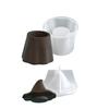Easy Releasing Specter Shape Silicone Mold Flexible Candle Cup Moulds for Creating Unique Resin Crafts and Gift Boxes