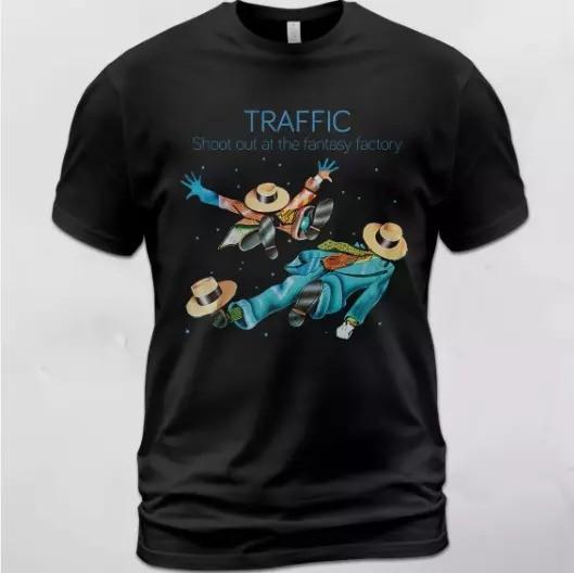 Unisex Cotton T-Shirt Traffic Shoot Out at the Fantasy Factory Steve Winwood Unisex T-Shirt XXXXL