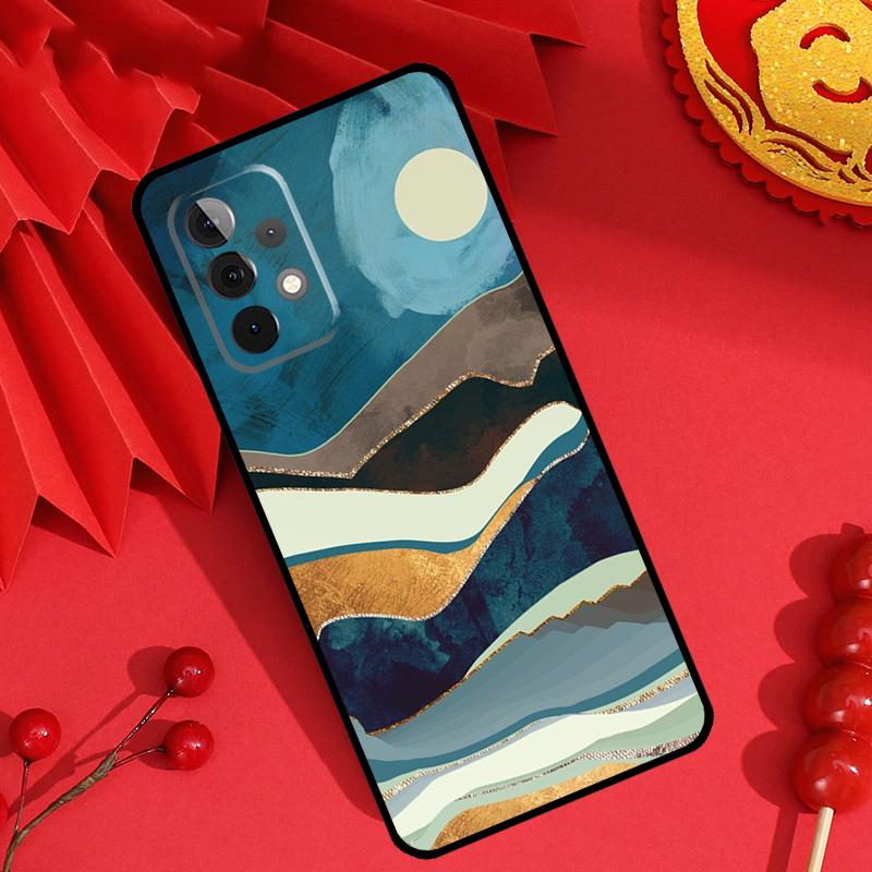 Gold Landscape painting Case For Samsung Galaxy M21 M31 M35 M12 M13 M14 M15 M06 M16 M36 M56 M53 M32 M52 M55 M34 M54