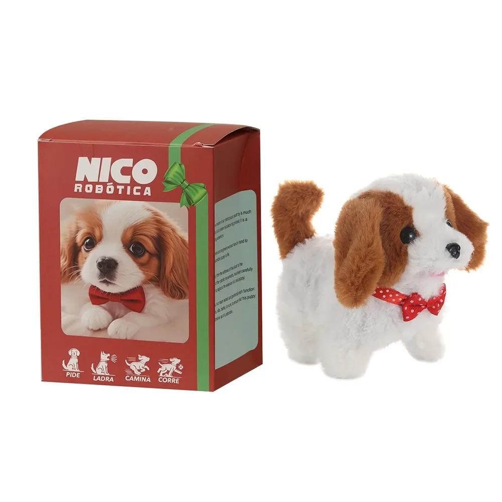 New Fashion Plush Robot Puppy Interactive Walking Simulated Puppy Barking Tail Wagging Educational Christmas Gifts