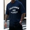 California Los Angeles Est 1776 Men T Shirts Retro Fashion Soft Short Sleeve Summer Comfortable T-Shirt Unisex Loose Top