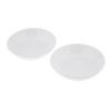 Pack of 2 White Ceramic Replacement Dish for Tart Oil Candle Warmer 3.8"