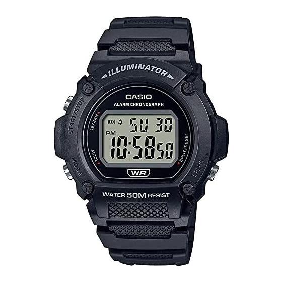 [Casio] CASIO Standard Digital Watch W-219H-1AV Men s Cheap Casio Chipkashi Black Overseas Model [Parallel Import]