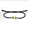 Golden Heart 999 Pure Gold Luck Bead Peach Heart Bracelet - 5D Hard Gold Rulu Tong Heart Shape Gift