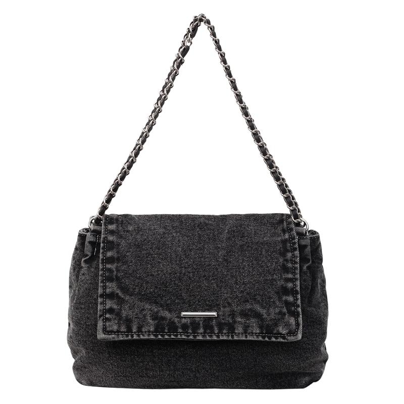 Denim Bag Chains Crossbody Bag Women's Shoulder Bag