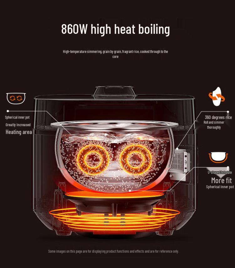 Joyoung Multifunctional Rice Cooker with Air-Cooled 0-Coating Inner Pot, Model 40N3K