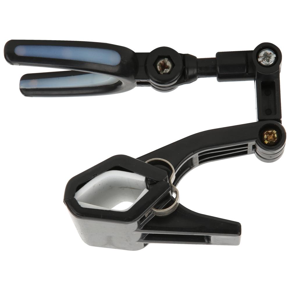 Plastic Portable Luminous Head 360 degrees Rotating Fishing Rod Bracket Holder Back Hanging Stand