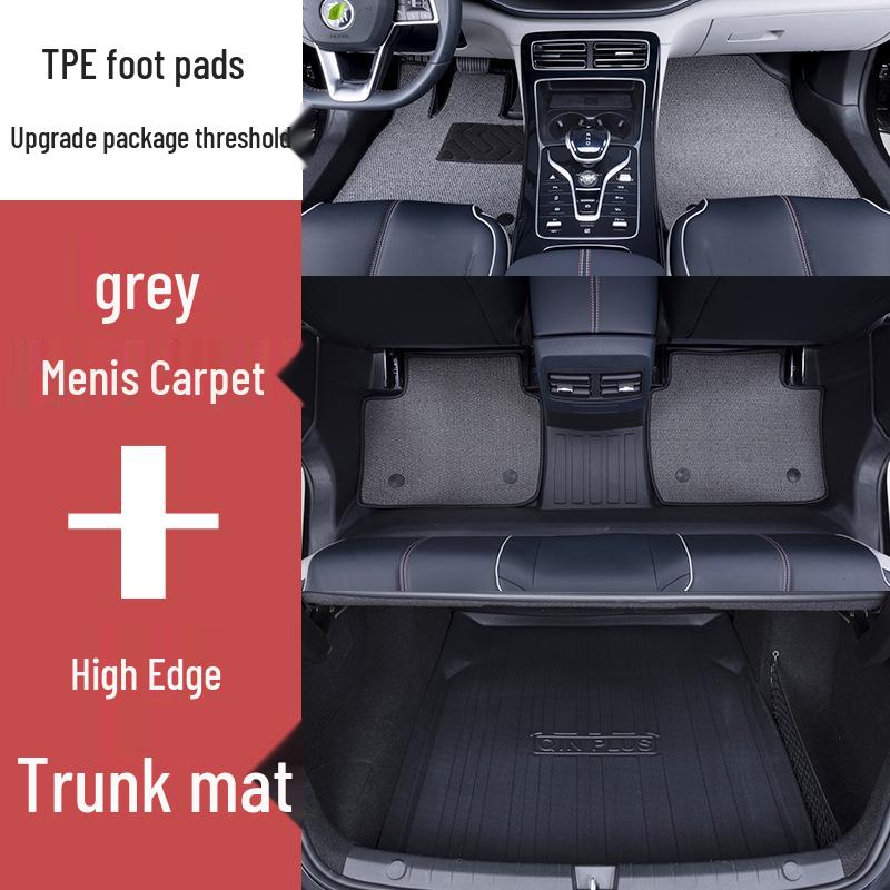 Non-Slip, Waterproof TPE Floor Mats & Door Sill Set for BYD Tang/DMi/EV/LDM-P