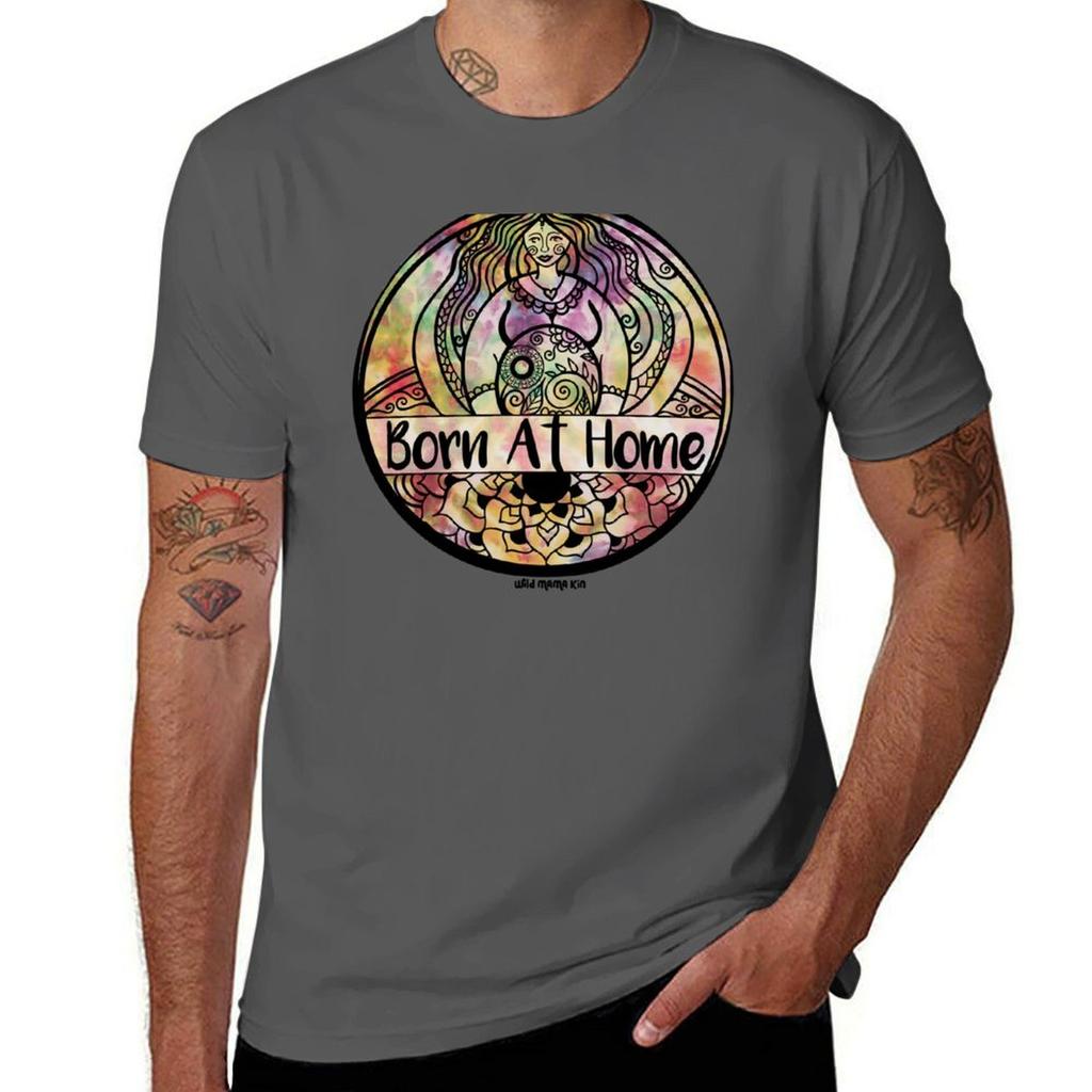 Born At Home TShirt man t shirt summer men t shirt cotton 100 TShirt