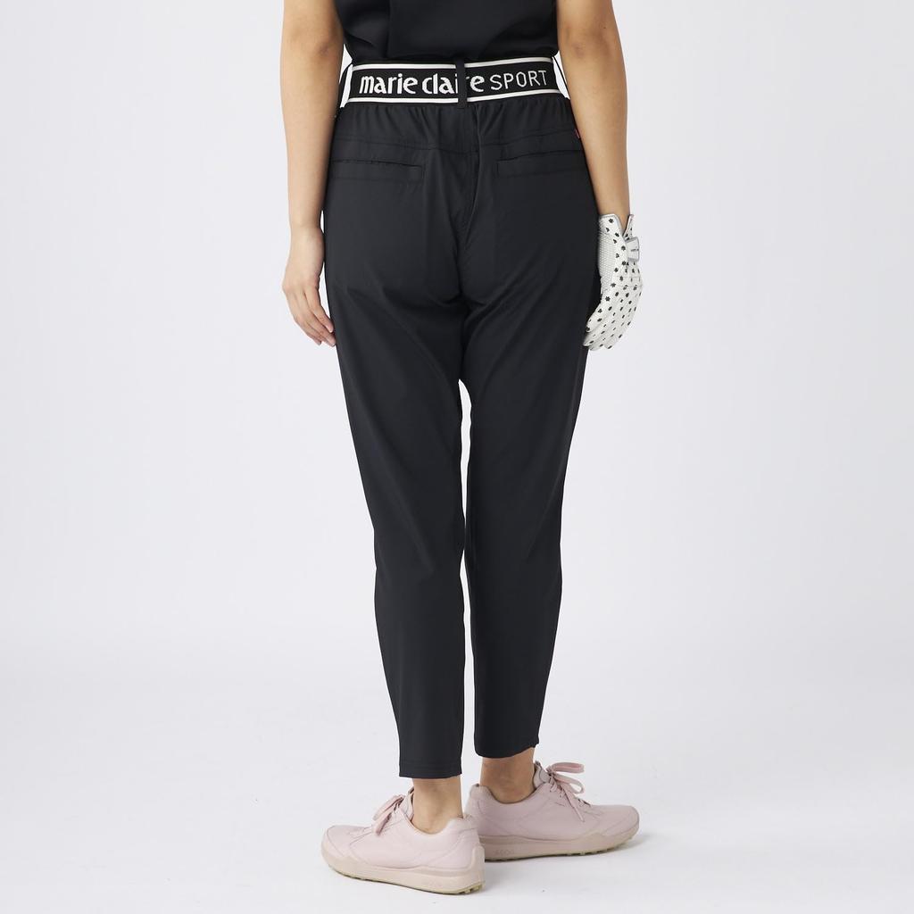 Marie Claire Women's Tucked Tapered Pants 715320W Black, Size LL