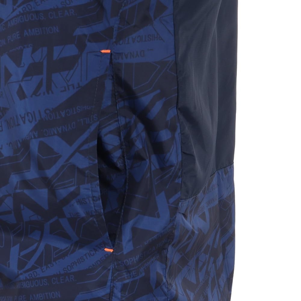 Training Wear Windbreaker Jacket Water Repellent Function Slim Fit 32JEA220 Dress Navy S [Mizuno] N-XT Men's