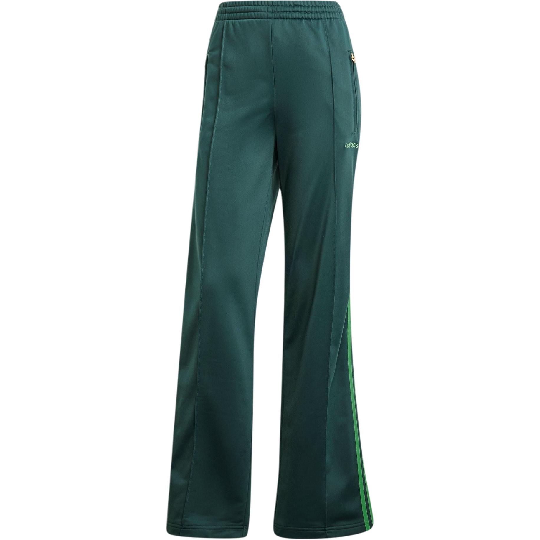 Adidas Women Firebird Loose Track Pants Recycled Polyester Mineral Green IZ2670 XXS