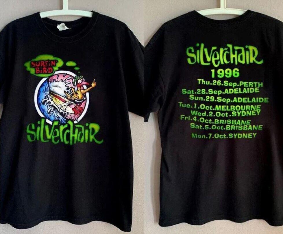 Vintage Silverchair Tour Surfin Bird 1996 World Tour T-Shirt For Fans M