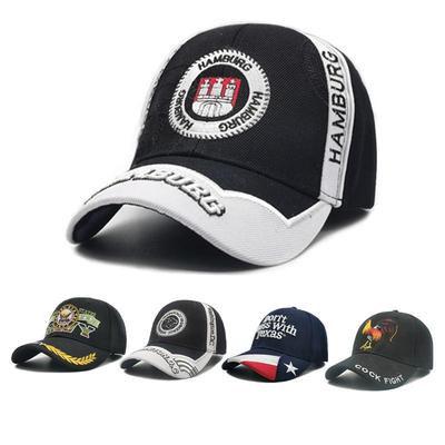 Unisex Versatile Duckbill Cap: Solid Color Embroidered Baseball Hat for Large Head Circumference