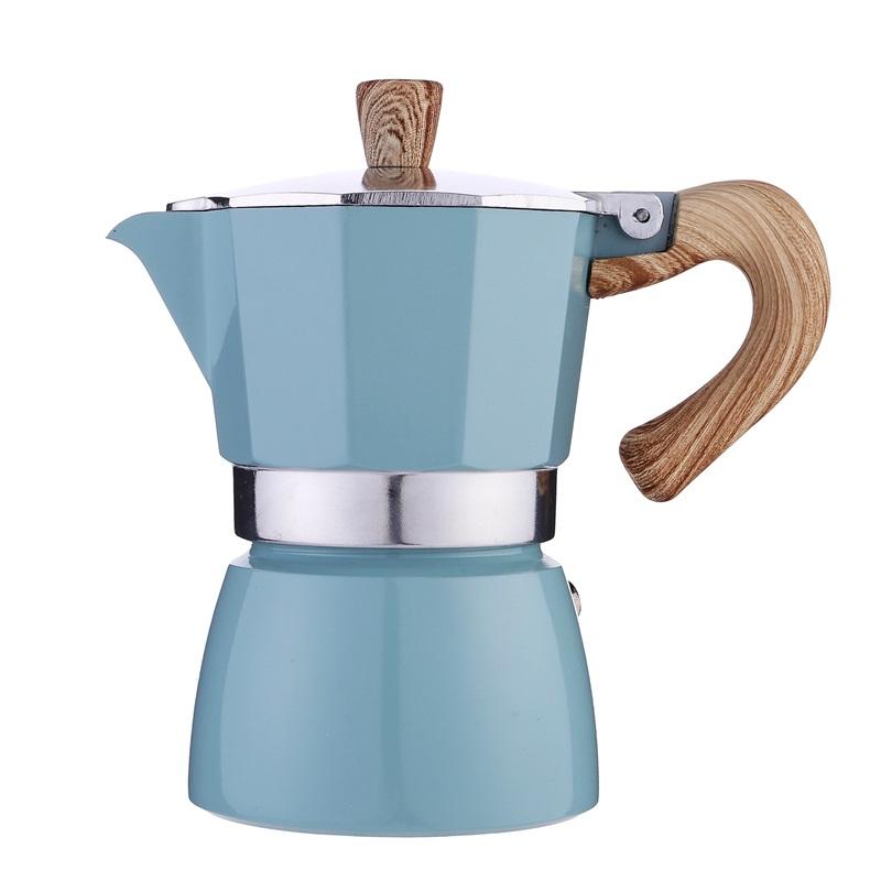 Coffee Pot Explosive Mocha Pot Coffee Pot Set Thickened European-style Octagonal Pot Coffee Tool