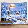 Christmas Tapestry Festive Decor Home Living Room Bedroom Background Garden Posters for Outside Large Wall Hanging Beach Towel
