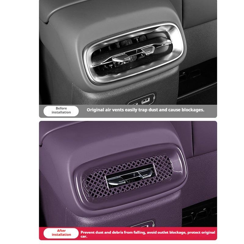 For Leapmotor B10 B01 Lafa 5 Car Rear Air Conditioner Vent Dustproof Anti-clogging Cover Interior Protective Accessories