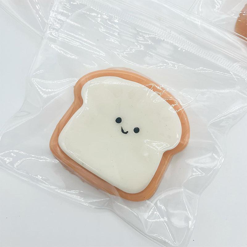 

Kawaii Toast Mochi Squishy Press Gentle Recovery Stress Ease Toy Pureed Bread Slices Dessert Girl S Birthday Gift Fidget Toys