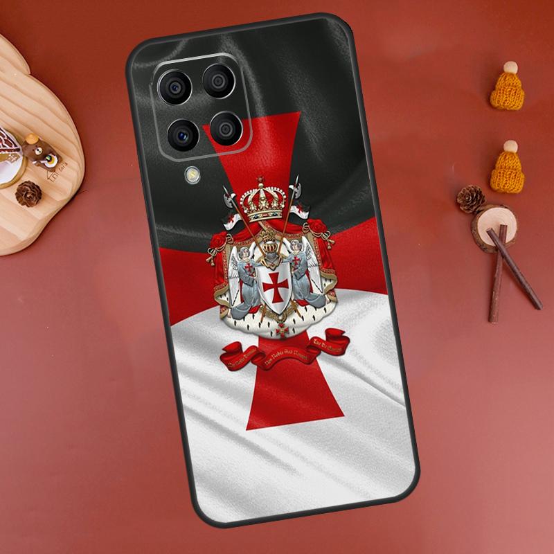 

Knights Templar Coat of Arms Case For Samsung Galaxy M12 M13 M14 M54 M23 M16 M11 M21 M31 M20 M34 M52 M32 M36 M56 M15 M55 Samsung M31s