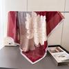 Handkerchiefs Hair Cotton Linen Scarf 90*90Cm Print Satin Big Square Silk Scarves Shawl Wraps Women Luxury  Hijab Headband
