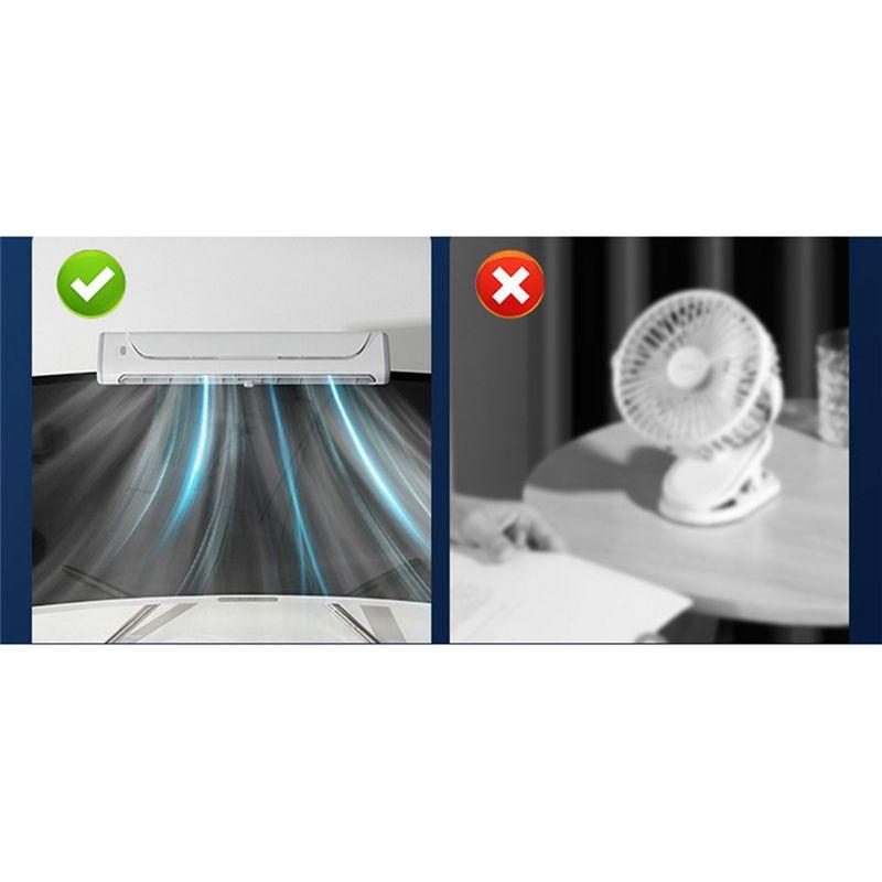 ABIY Hanging Screen Vertical Dual-Use Fan Mini Infinitely Adjustable Angle Wind Chiller Fan For Office Home USB Fan Summer