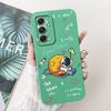 For Samsung Galaxy S24 FE Case SM-S721B Cute Fashion Cartoon Cover Soft TPU Phone Case For Samsung S24 FE S24FE Shell 6.7'' Bags