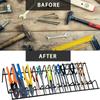 15 Slots Hand Tool Display Rack Durable Pliers Storage Rack Pliers Tools Organizer  Workshop Garage