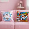 Cartoon D-Doraemona Cushion Cover Comfortable Reversible Pillow Cover Ideal For Car Sofa Bedroom & Beyond