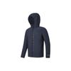 FILA Letter Print Hooded Fitness Cotton Jacket Men Jacket Royal-Blue A11M411904F-NV