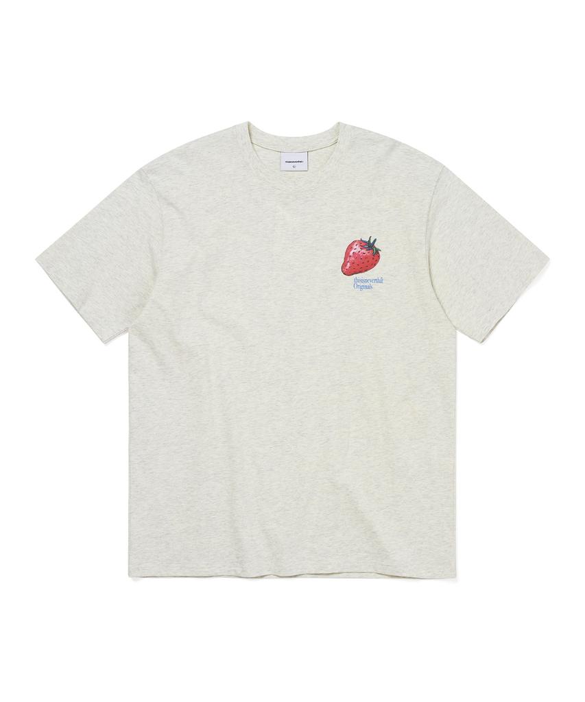 THISISNEVERTHAT Strawberry Tee Oatmeal