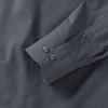 Russell Collection Mens Long Sleeve Poly-Cotton Easy Care Tailored Poplin Shirt
