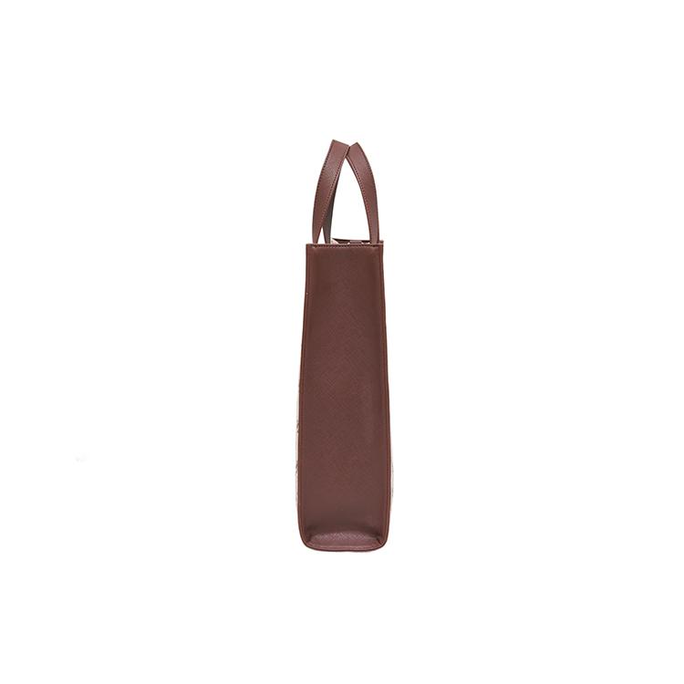 New NERDY Polyester Tote Bag Combo Shopping Bag Handbag Crossbody Bag Large Size Unisex Brown PNEF22AA054101