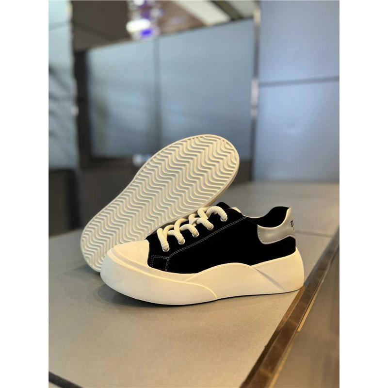 Ultra-light breathable canvas shoes spring and autumn new thick-soled muffin shoes European casual ms