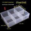 Thickened Nine-Grid Storage Box: Large Capacity, Impact & Corrosion Resistant, Open Compartment Design.