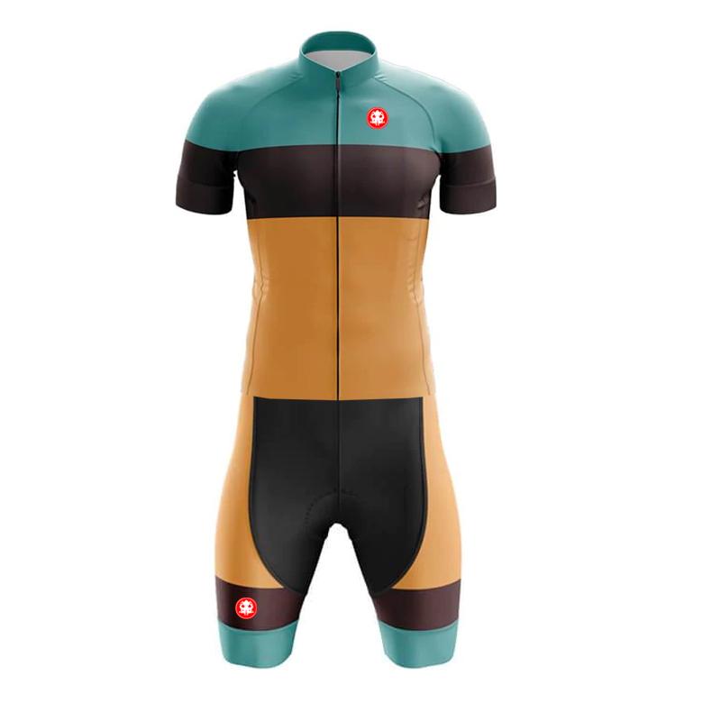 Triathlon Skinsuit Herre Cykeltøj Sommer Åndbar Cykeldragt Sæt 2026