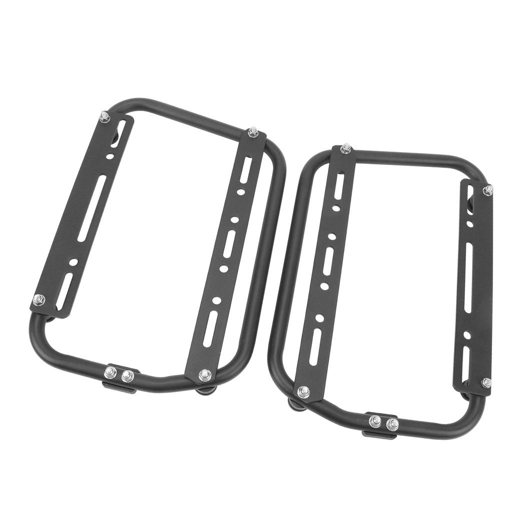 Motorcycle Side Support Racks Aluminium Alloy Saddlebag Bar Rack High Load Capacity Support Brackets