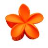 Matte Flower Hair Claw: Five-Petal Clip for Updo & Ponytail