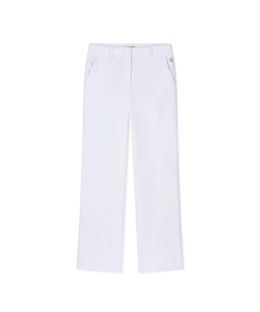 Antomas Semi-Bootcut Pants For Women - White