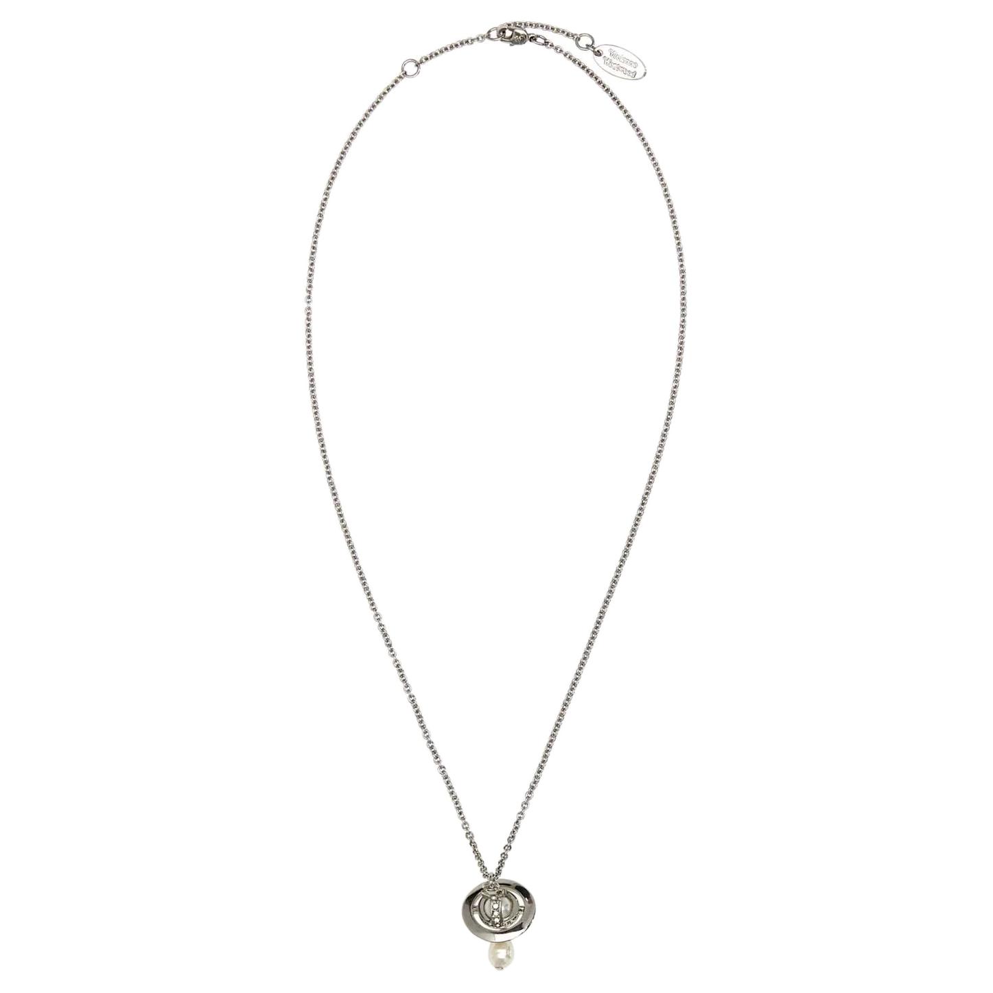 

Vivienne Westwood 3D Sphere Necklace Women necklace Silver 6302039302P226CN Basic Packaging-Dust Bag+Box