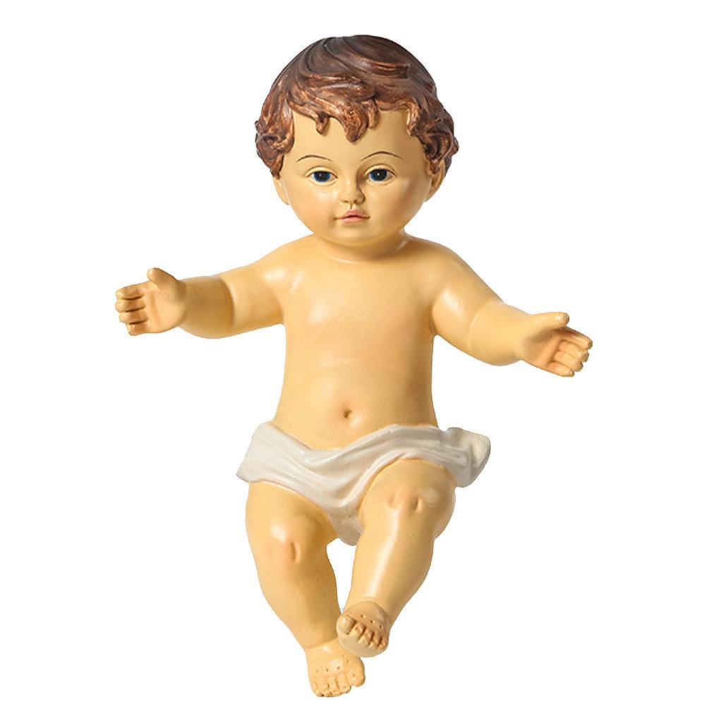 1 Stück Heilige Baby Statue Hochwertige Harzhandwerkskunst Religiöse Wohnkultur für Regal Tisch Kirche Bürofläche