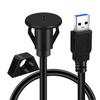 Highly Speed USB C 3.0 Extension Cable USB3.0 Car Dashboards Flush Mount Extension Cable for Car Dashboards,Vehicles