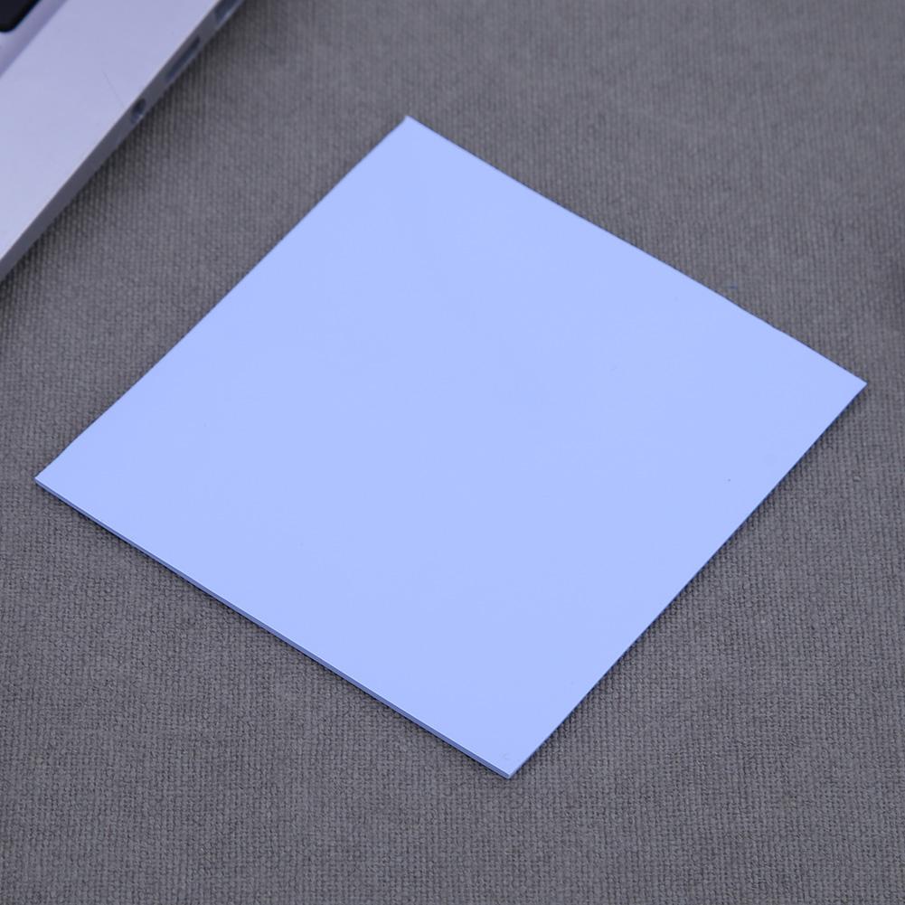 100x100x0.5/1.0/2.0mm Silicone Thermal Pad Sheet Computer PC CPU Graphics Chip Heat Sink Heatsink Cooling Conductive Thermal Pad