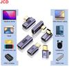 USB4.0 40Gbps OTG Type C 90 Degree Adapter 100W 5A USB C To Type C Fast Charging Converter USB C Data Adapter For Macbook 8K60HZ